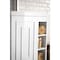 James Martin Vanities Alicante 24in Single Vanity, Glossy White, Brushed Nickel w/ White Glossy Composite Stone Top E110V24GWBNKWG - alternate 7